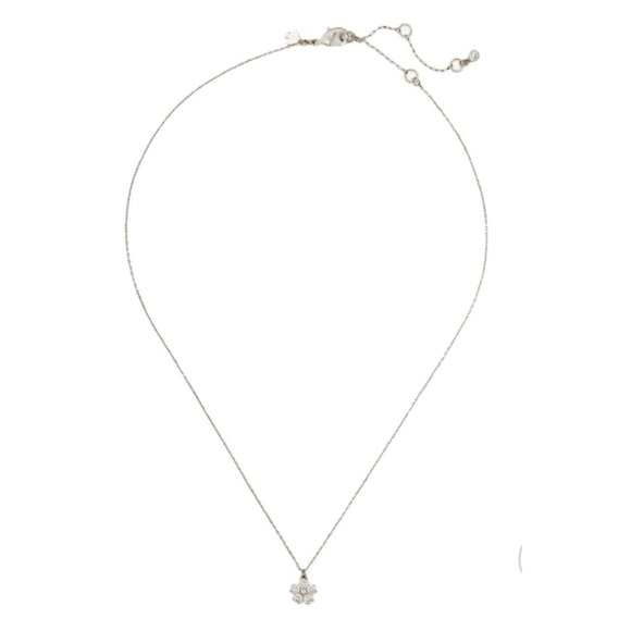 KATE SPADE • Silver Gleaming Gardenia Necklace Bracelet Set - Picture 3 of 9